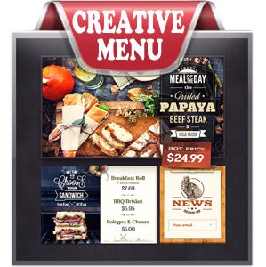 Creative Food & Restaurant Menu